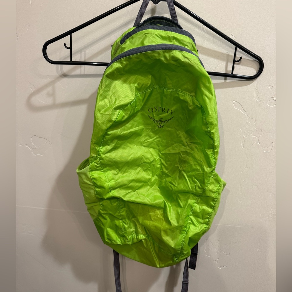 Osprey packable Neon Green Backpack